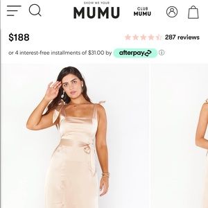 Show Me Your Mumu NWT Bridemaid/Wedding Guest  Dress